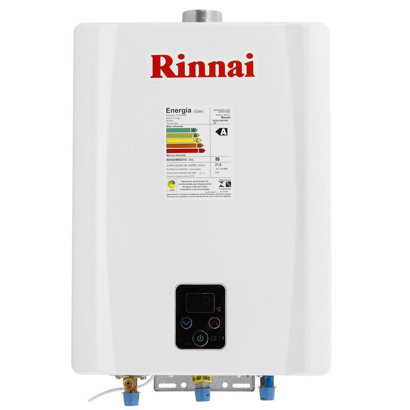 Aquecedor-de-Agua-a-Gas-GN-21L-E21-FEHB-Digital-Bivolt-Rinnai