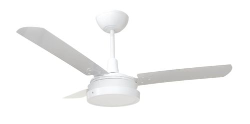 Ventilador de Teto Citrino Branco LED Controle Parede 220V