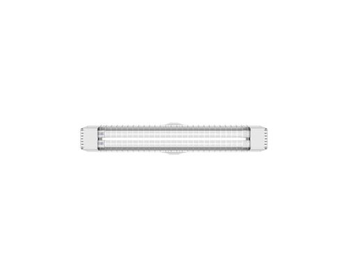 Luminária Calha Lumifácil Sobrepor Aço Branco 2 Lâmpadas T8 G13 60cm