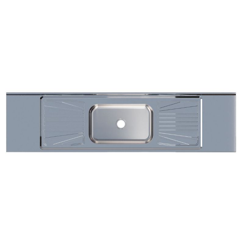 Pia-para-Cozinha-Aco-Inox-200x52cm-com-Cuba-Central