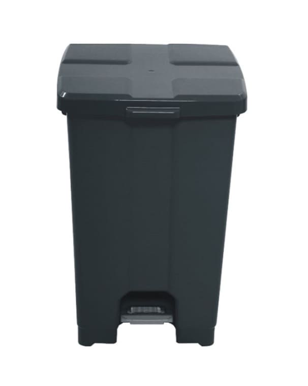 Lixeira-Quadrada-com-Pedal-Preto-30L-Jsn