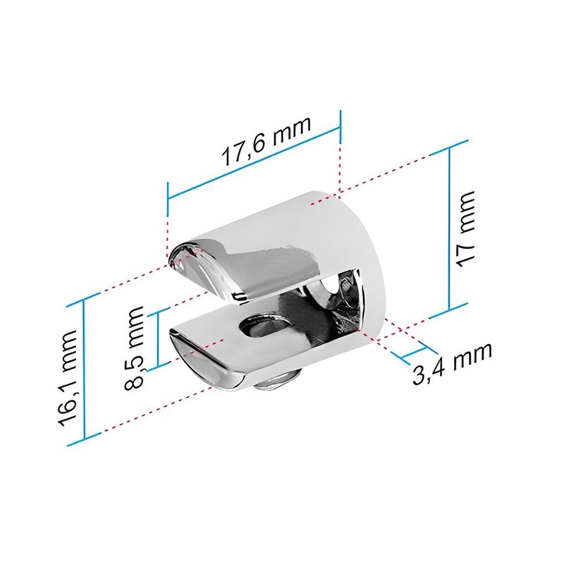 Suporte-Redondo-Fenda-para-Prateleira-de-Vidro-8mm-Cromado-02-Pecas