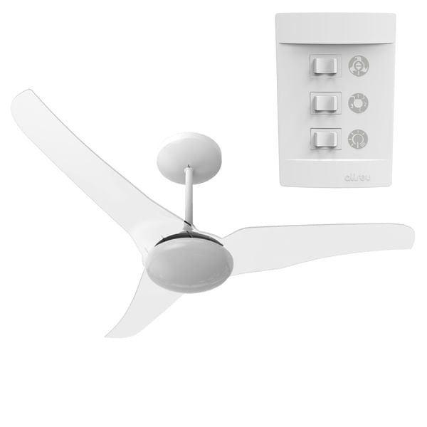 Ventilador-de-Teto-Slim-Cristal-LED-Controle-Parede-127V