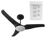 Ventilador-de-Teto-Slim-Preto-LED-Controle-Parede-220V