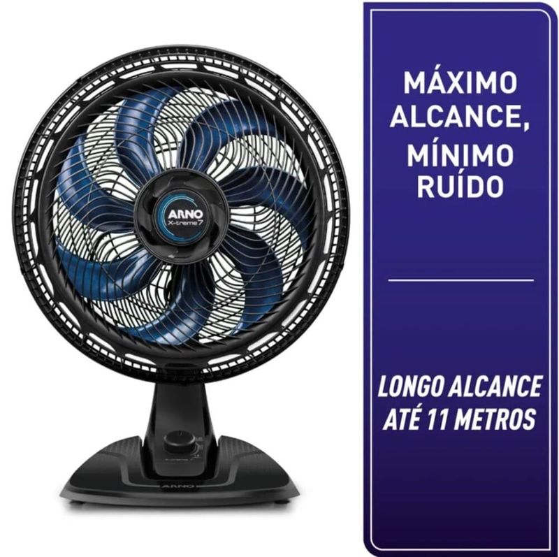 Ventilador-de-Mesa-X-Treme-7-Preto-com-7-Pas-40cm-220V