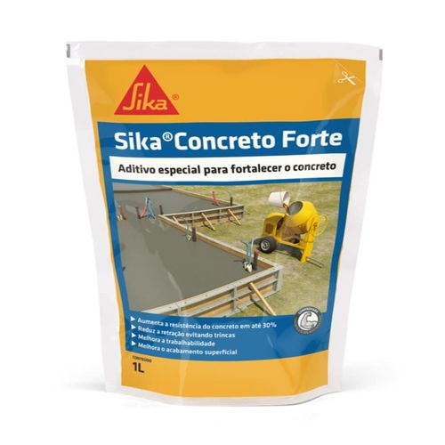 Aditivo Plastificante Sikaforte Concreto 1l Sika