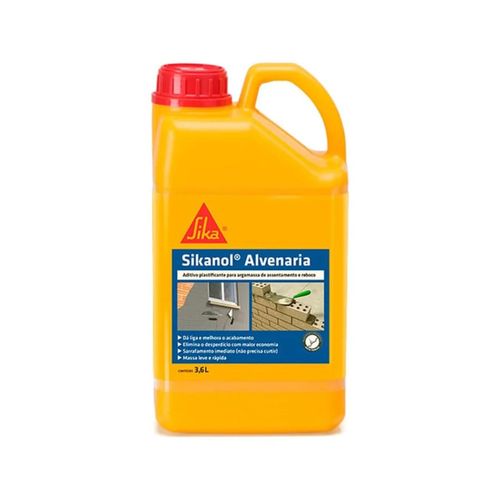 Aditivo Plastificante e Estabilizador Sikanol 3,6L Sika