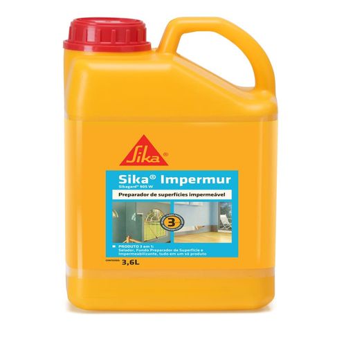 Aditivo Impermeabilizante Sikaimpermur Branco 3,6l Sika