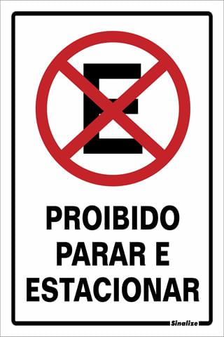 Placa-Proibido-Estacionar-20x30cm-em-Poliestireno