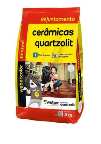 Rejunte Cerâmica Bege 5kg Quartzolit