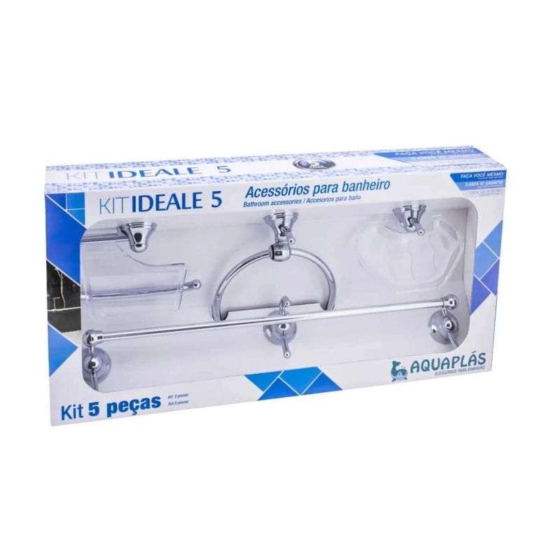 Kit-Acessorios-para-Fixar-ABS-Ideale-com-5-pecas-Cristal-Cromado