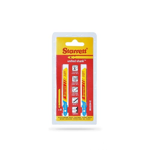 Lâmina de Serra Tico-Tico Bi-Metal 50x7,5mm 24 Dentes 2pcs Starrett