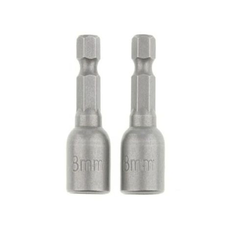 Soquete Magnético Tipo Canhão 8x45mm Encaixe 1/4" 2 Peças 115699 MTX