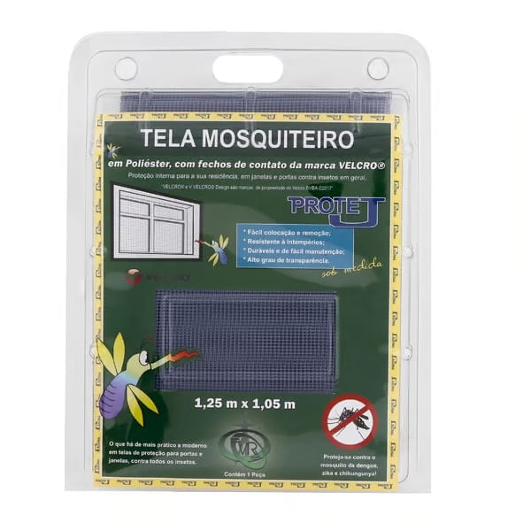 Kit-Tela-Mosquiteira-com-Velcro-125x105m-Cinza