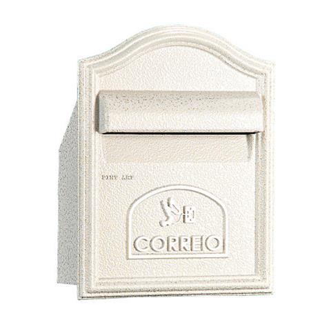 Caixa de Correio Tyane 22x13x28cm Alumínio Branco