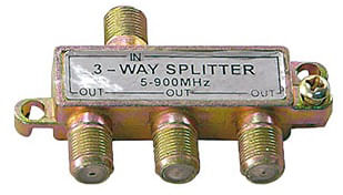 Divisor Coaxial 1:3 Corpo de Metal 5A 900MHZ 01 Peça