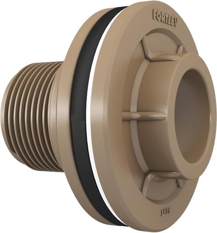 Adaptador com Flange para Caixa D'Água Soldável PVC 32mm Fortlev