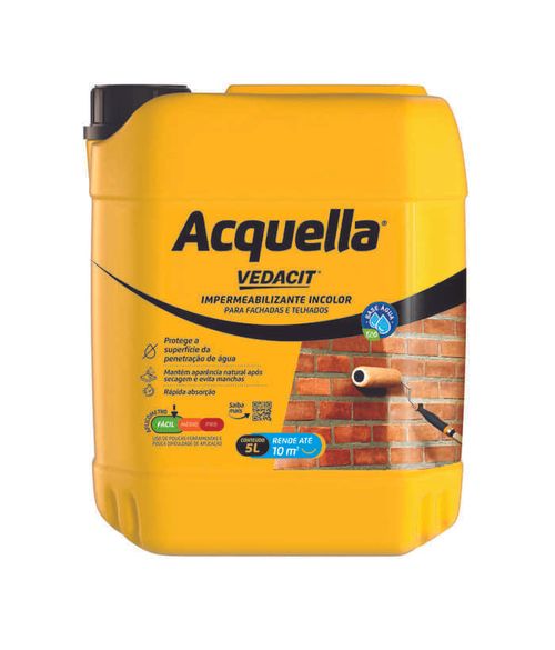 Impermeabilizante Acquella Incolor 5L Vedacit