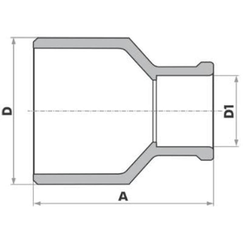 Bucha-de-Reducao-Soldavel-Longa-PVC-50mm-x-32mm-Fortlev