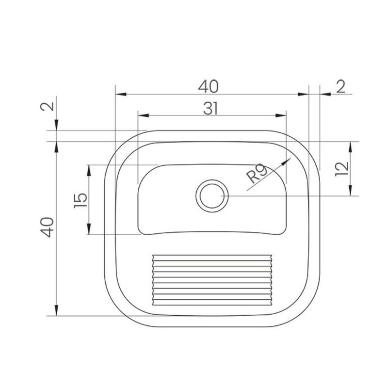 Tanque-de-Encaixe-Aco-Inox-Acetinado-23-Litros-40x40cm