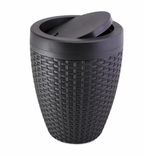 Lixeira-Rattan-6L-Preta-com-Tampa-Aquaplas