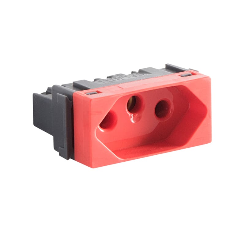 Modulo-Tomada-2P-T-20A-250V-Vermelho-Aria