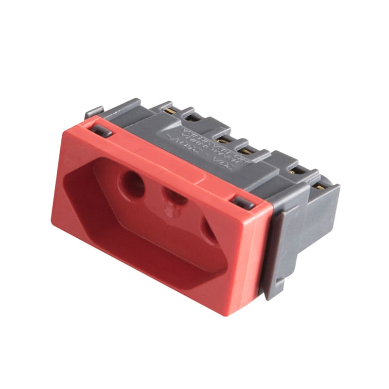 Modulo-Tomada-2P-T-20A-250V-Vermelho-Aria