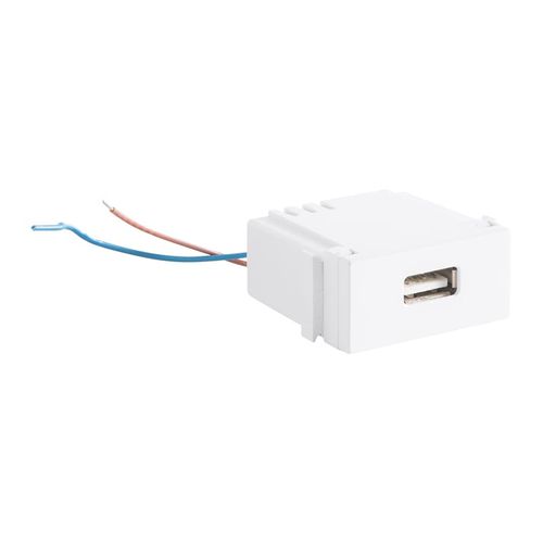 Módulo Carregador USB 1,5A Bivolt Branco Aria