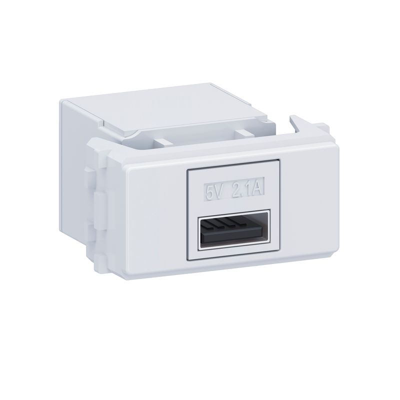 Modulo-Carregador-USB-1A-Bivolt-Branco-Equille