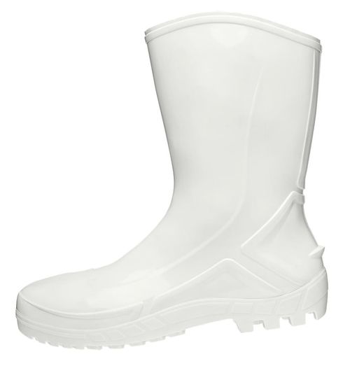 Bota PVC Branca sem Bico Cano Médio Ca42291 N35 Vulcaflex