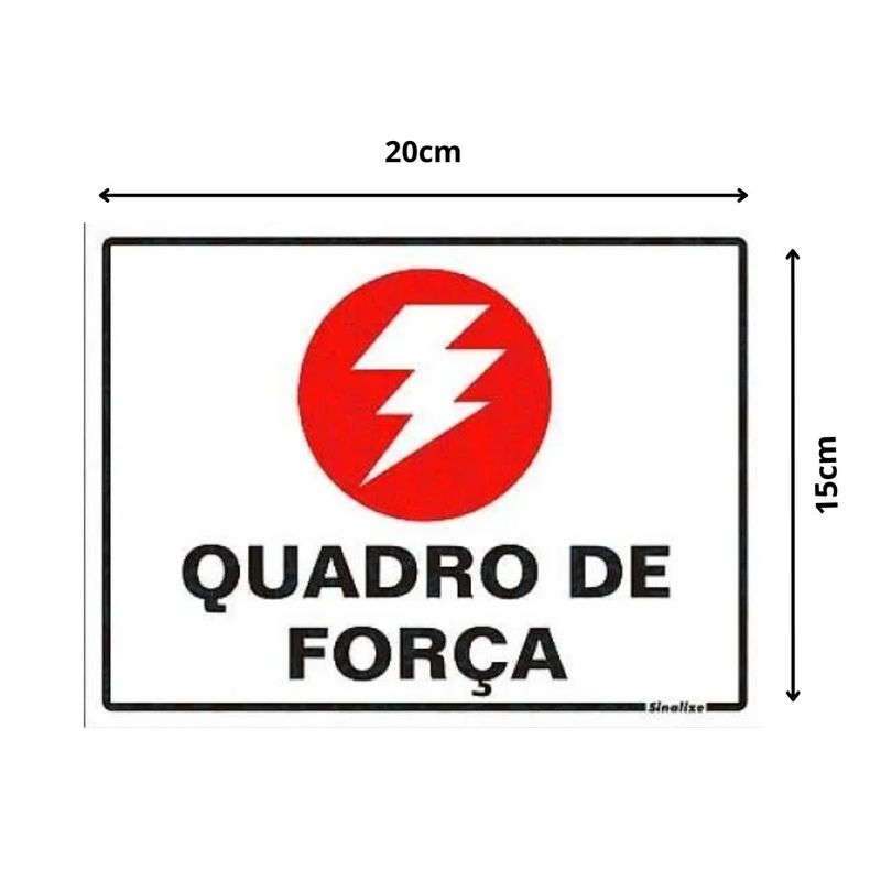 Placa-Quadro-De-Forca-15x20cm-em-Poliestireno