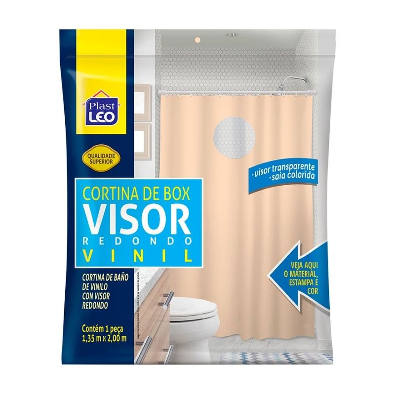 Cortina-para-Box-Vinil-Visor-Redondo-135x2m-Bege