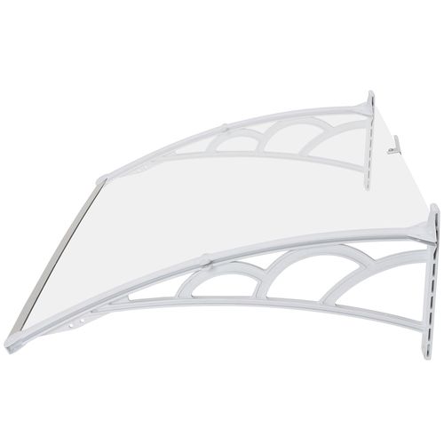 Toldo Modular em Poliestireno Branco Cristal 120x60cm