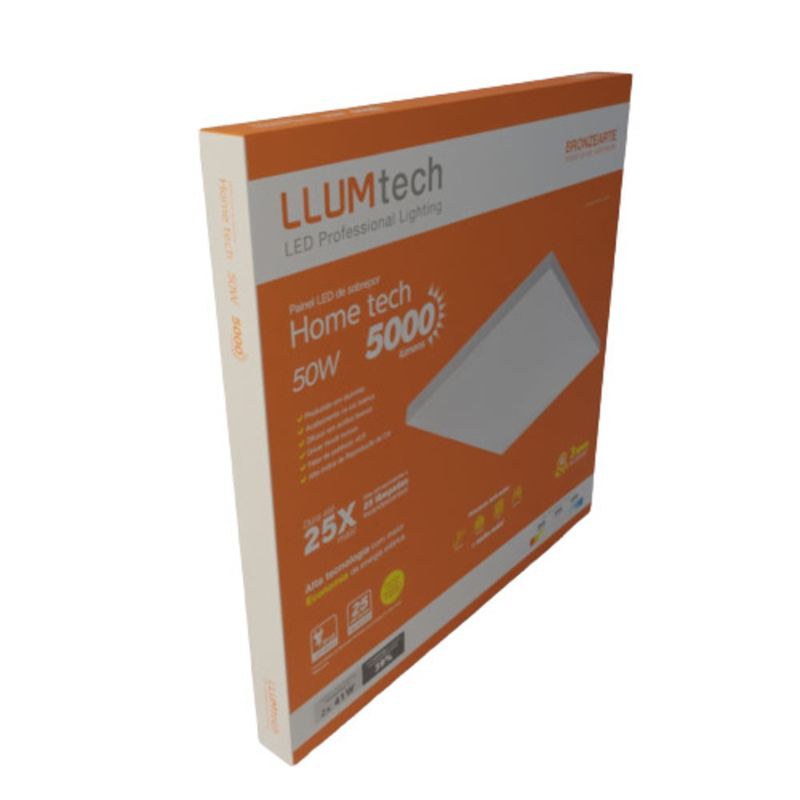 Painel-de-LED-Sobrepor-Home-Tech-50W-60x60cm-5000-Lumens-Luz-Amarela