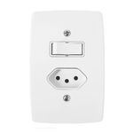 Conjunto-Interruptor-Paralelo-6A-250V-Tomada-10A-4x2-Branco-Finesse