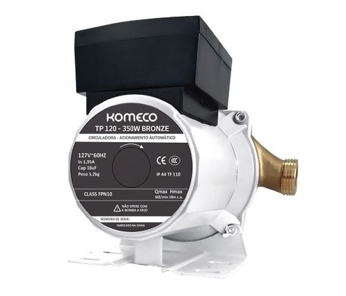 Bomba de Recirculação de Água TP 120 G1 127V Komeco