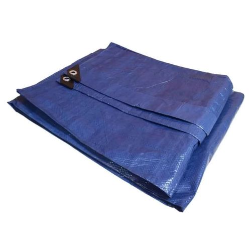 Lona Plástica de Polietileno 100gr 150 Micras 2x2m 4m² Azul