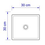 Cuba-de-Apoio-Quadrada-Cinza-Claro-30x30cm-Louca-Icasa-ICA17-03