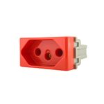 Modulo-Tomada-2P-T-20A-250V-Vermelho-Liz