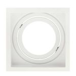 Spot-de-Embutir-Orbital-Quadrado-Branco-para-1-Lampada-PAR20-E27