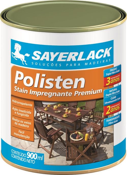 Stain Acetinado Polisten Cerejeira 0,9L Sayerlack