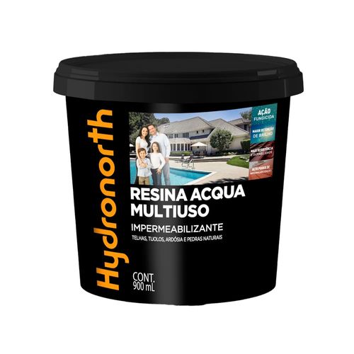 Resina Multiuso Acqua Brilhante Incolor 0,9L Hydronorth