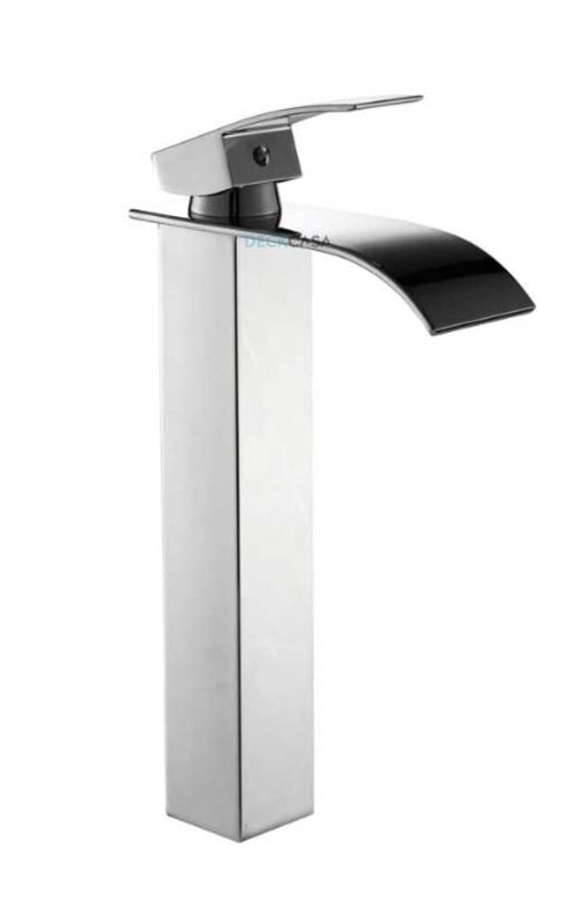 Monocomando-para-Banheiro-Mesa-Bica-Alta-Cromado-Cascata-Luxo-30cm