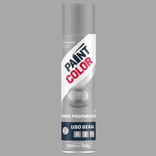 Tinta Spray Uso Geral Fundo Preparador 350ml Paintcolor