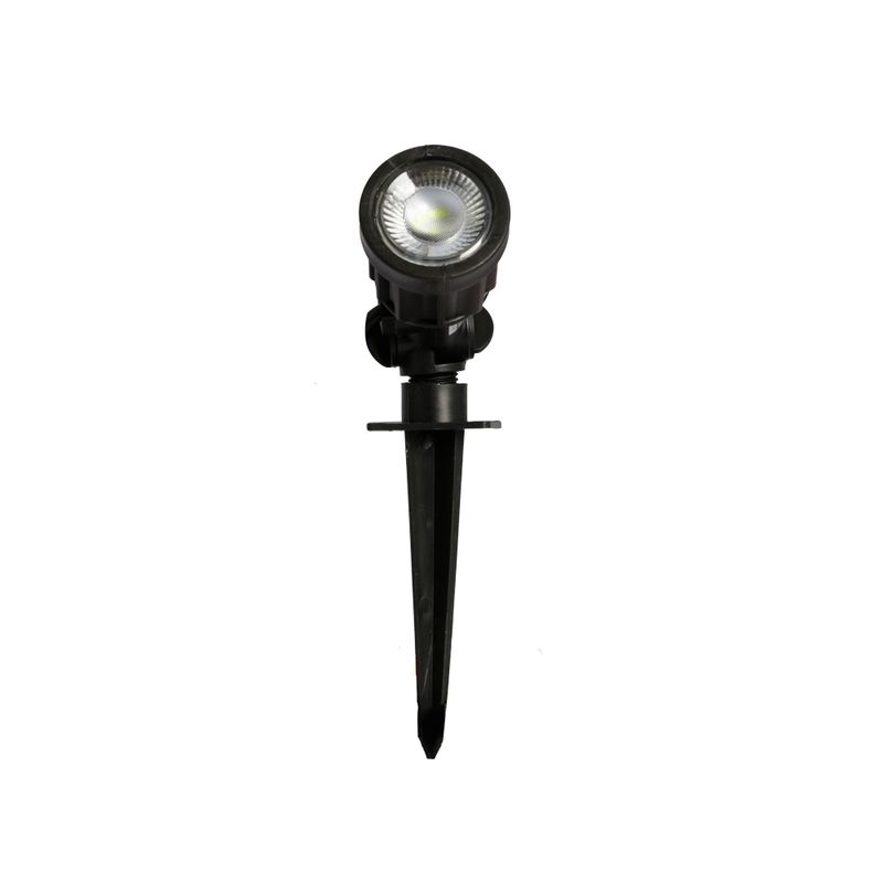 Espeto-para-Jardim-Polipropileno-Preto-LED-5W-250-Lumens-Luz-Verde