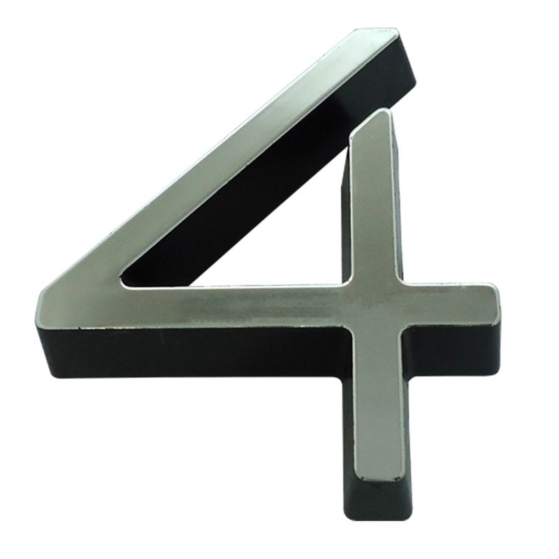 Numero-4-Plastico-Preto-Cromado-4cm