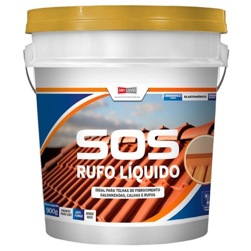 SOS Rufo Líquido Branco para Trincas e Fissuras 900g Drylevis