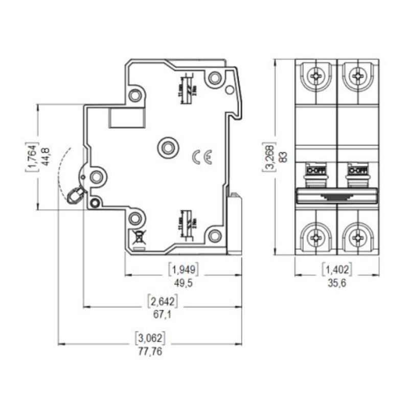 Mini-Disjuntor-Bipolar-10A-MDW-P-Curva-C-3KA-Weg