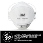 Mascara-Respiratoria-PFF2-sem-Valvula-Aura-3M