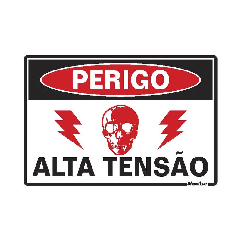 Placa-Perigo-Alta-Tensao-20x30cm-em-Poliestireno